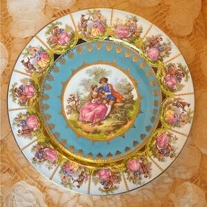 STW Bavaria Fragonard Courting Couple Plate